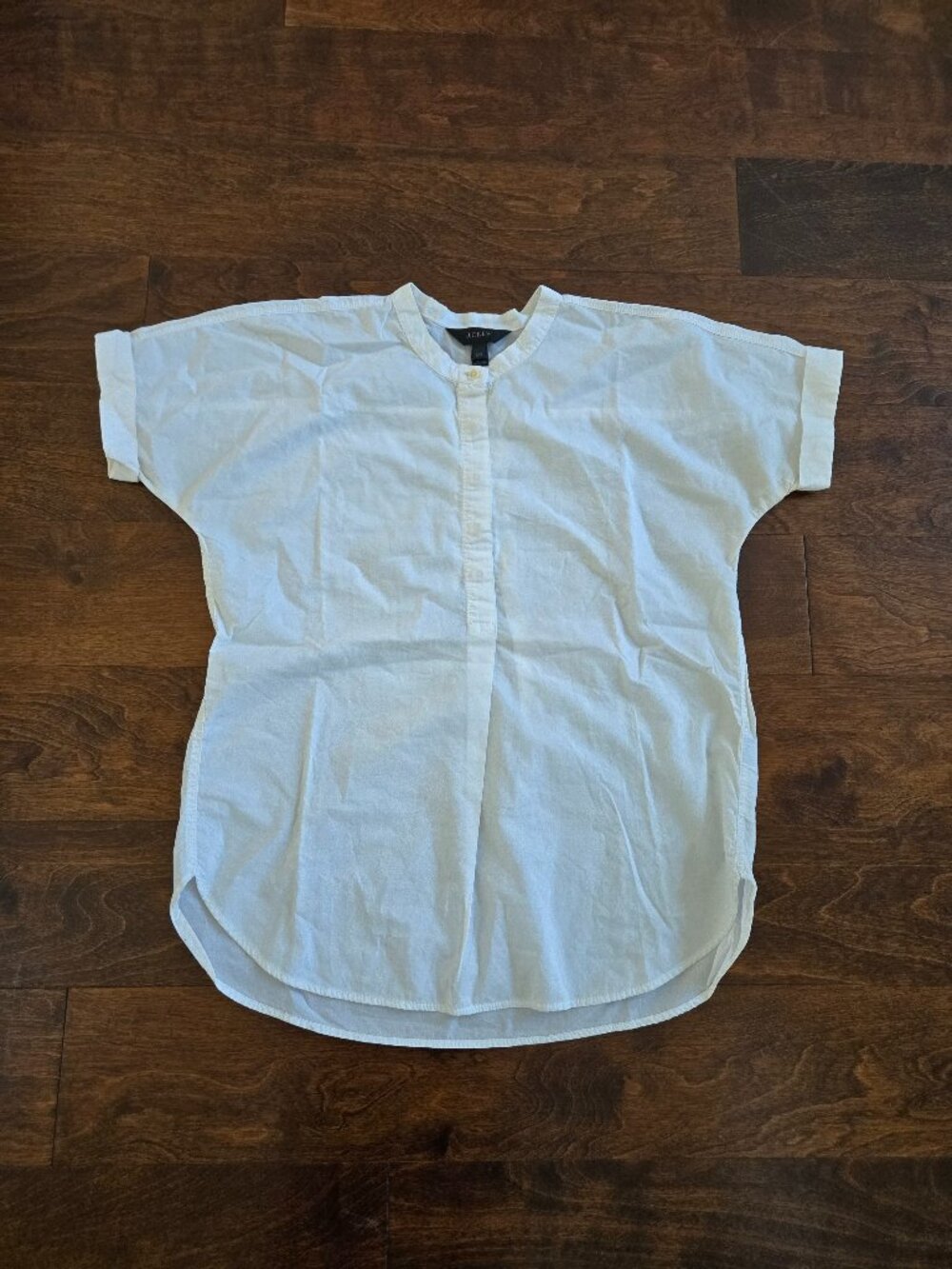 J. Crew Cotton Short Sleeve 5 Button Blouse/ Shirt Size XXS